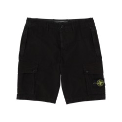 CARGO SHORTS WITH LOGO PATCH