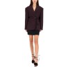 STRAIGHT WOOL BLAZER