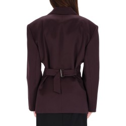 STRAIGHT WOOL BLAZER