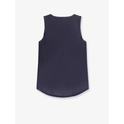 Stretch silk tank top