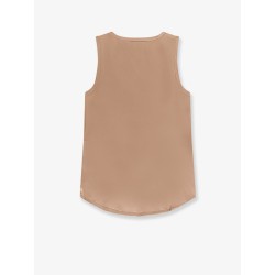Stretch silk tank top