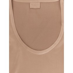 Stretch silk tank top