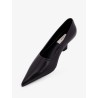 Sharp Wedge leather pumps