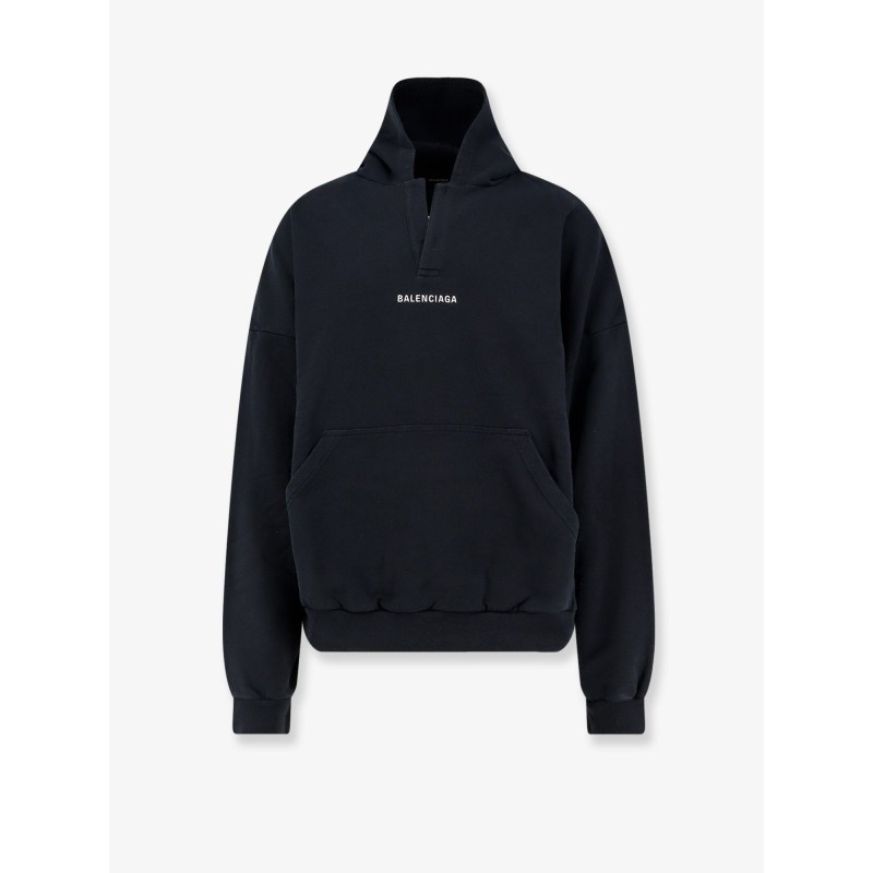 Cotton hooded sweatshirt
