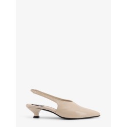 Eros leather slingback decolleté