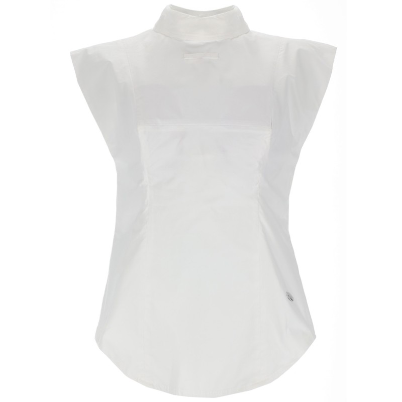 SLEEVELESS INVERTED SHIRT