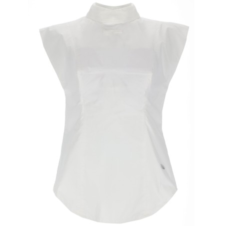 SLEEVELESS INVERTED SHIRT