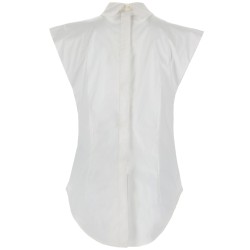 SLEEVELESS INVERTED SHIRT