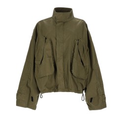 BOMBER JACKET WITH POCKETS AND DRAWSTRING