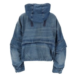 COTTON DENIM CARGO JACKET