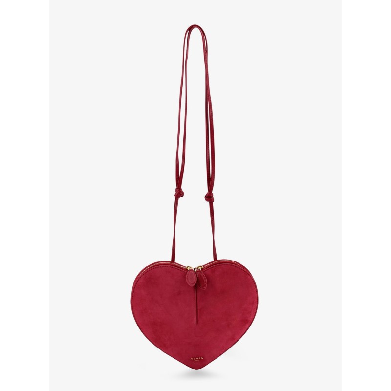 Le Coeur suede crossbody bag