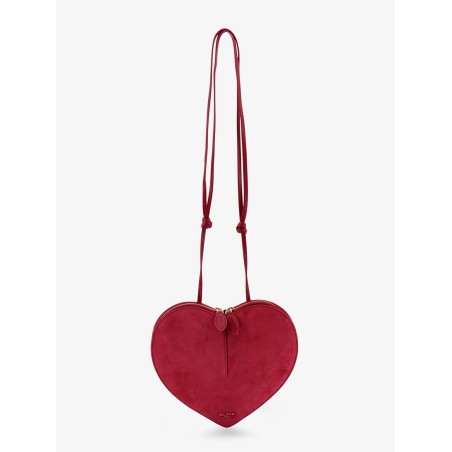 Le Coeur suede crossbody bag