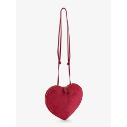 Le Coeur suede crossbody bag