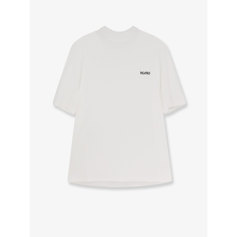 Cotton t-shirt with embroidered logo
