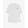 Cotton t-shirt with embroidered logo