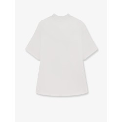 Cotton t-shirt with embroidered logo