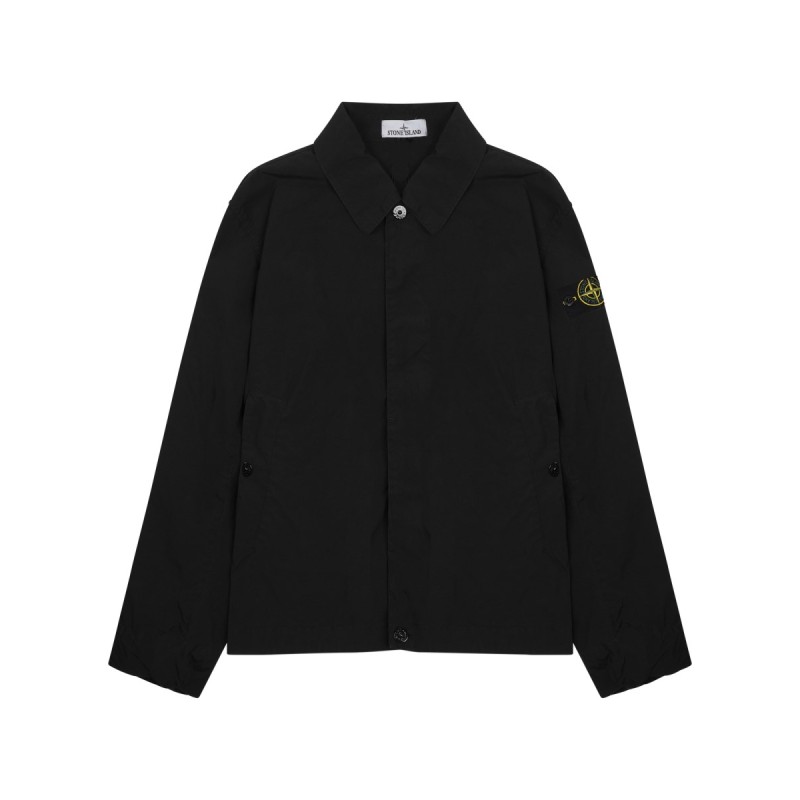 JACKET WITH LOGO PATCH