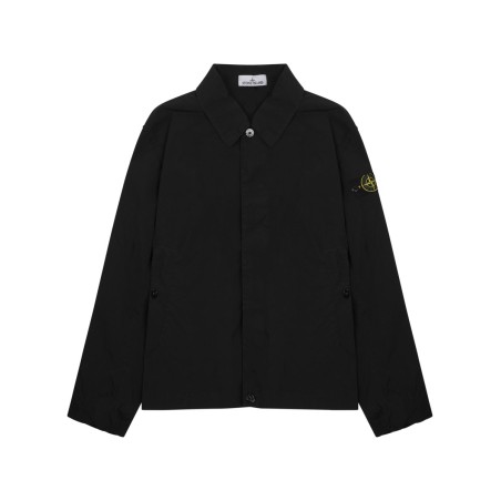 JACKET WITH LOGO PATCH