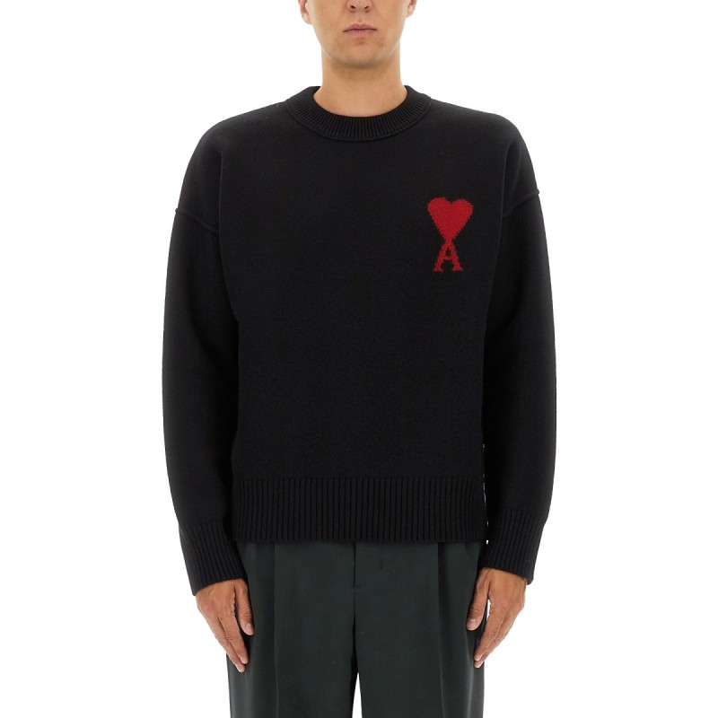 MAGLIA IN LANA CON LOGO