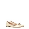 "MARY-JANE PRESHOES" BALLERINA IN KIDSKIN