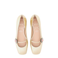"MARY-JANE PRESHOES" BALLERINA IN KIDSKIN