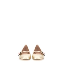 "MARY-JANE PRESHOES" BALLERINA IN KIDSKIN