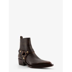 Debbie Distressed leather boots