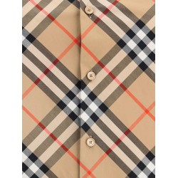 Cotton shirt with Burberry Check motif