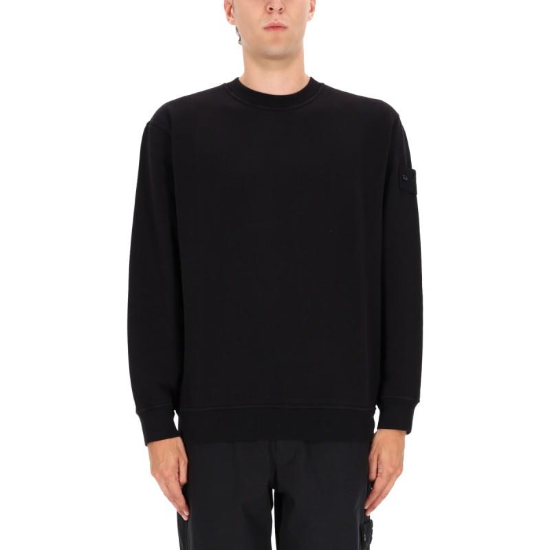SWEATSHIRT WITH RIBBED EDGES