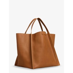 Cube leather handbag