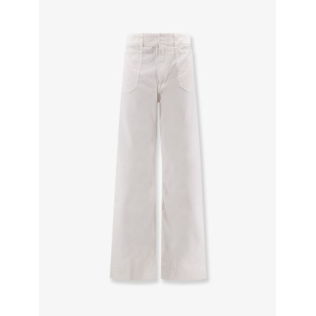 Cotton trousers with Triomphe embroidery