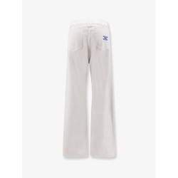 Cotton trousers with Triomphe embroidery