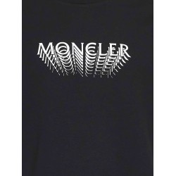 Cotton T-shirt with printed logo on the front