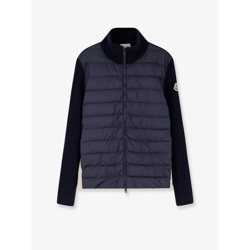 Padded Jacket/Cardigan with wool inserts