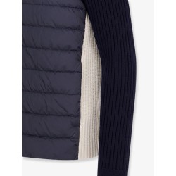 Padded Jacket/Cardigan with wool inserts