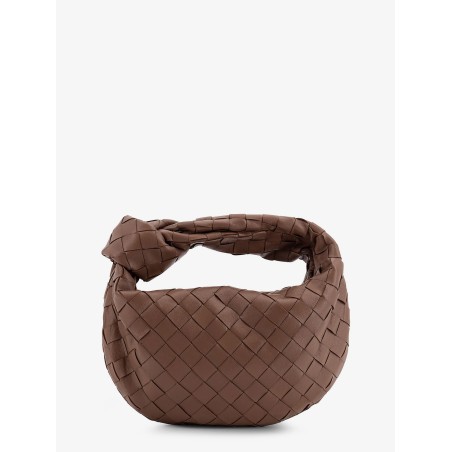 Mini Jodie leather handbag with Intrecciato pattern