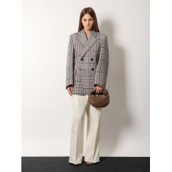 Mini Jodie leather handbag with Intrecciato pattern