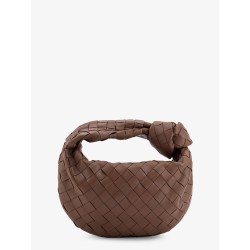 Mini Jodie leather handbag with Intrecciato pattern