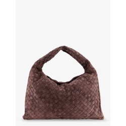 Hop leather shoulder bag with Intrecciato effect