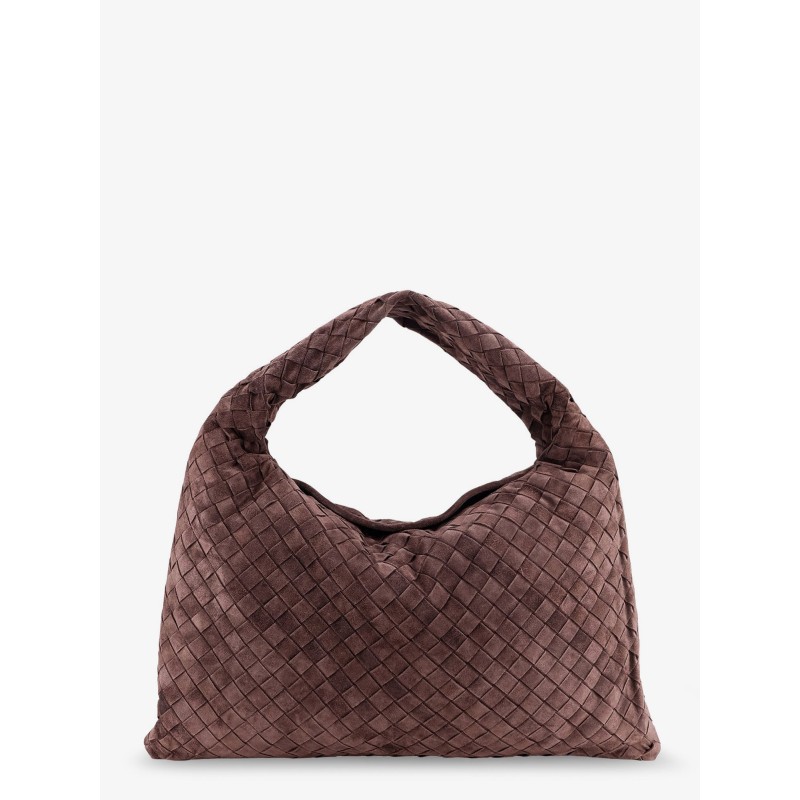 Hop leather shoulder bag with Intrecciato effect