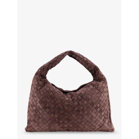 Hop leather shoulder bag with Intrecciato effect