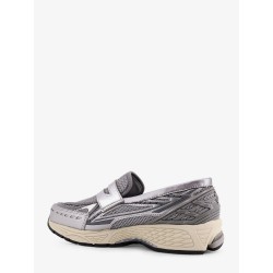 1906 mesh and leather loafers