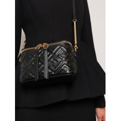 Vanity leather shoulder bag with FF motif