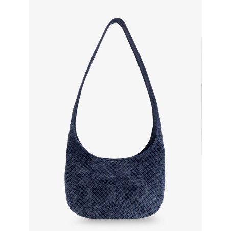 Veneto suede crossbody bag with Intrecciato motif