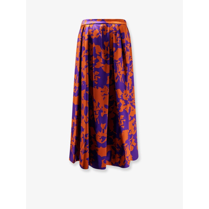 Soni skirt in printed viscose