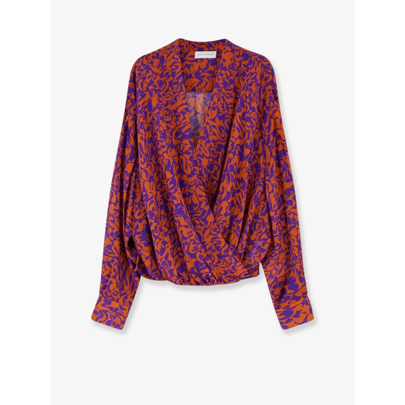 Camiel cotton shirt with multicolor print