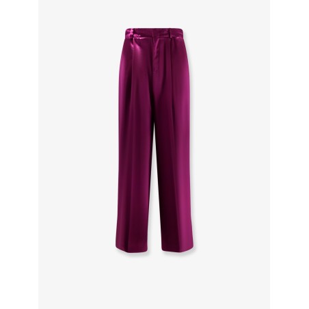 Satin trousers with pinces