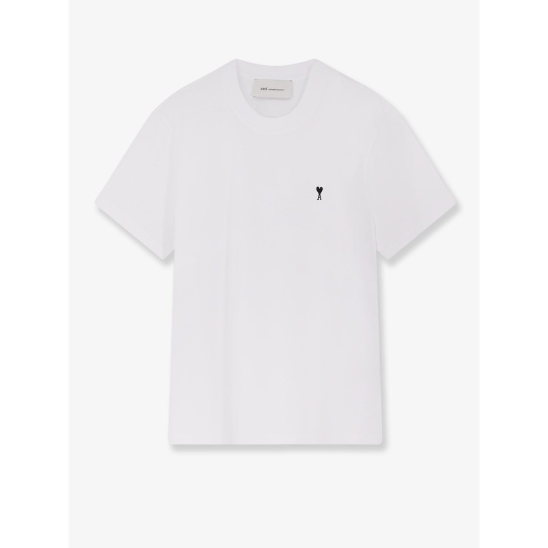 Cotton t-shirt with contrasting embroidery