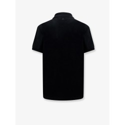 Cotton polo shirt with iconic embroidery