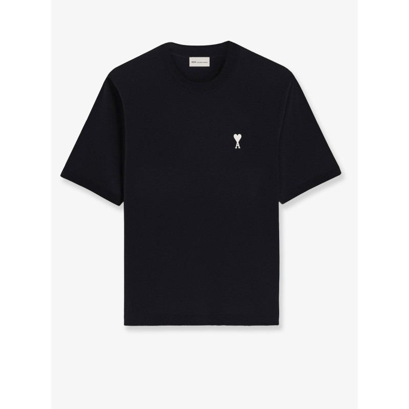 Cotton t-shirt with contrasting embroidery